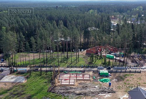 Монтаж индивидуального расчётного фундамента УШП PRO для строительства кирпичного одноэтажного дома в Репино, Лениградская обл. - 23