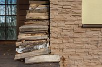 Построенный одноэтажный дом из газобетона с шатровой крышей в СНТ Фауна - мини - 26