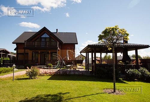 Строительство энергоэффективного каркасного дома 200 кв м с балконом Северная корона 26 - 20