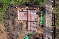 Монтаж индивидуального расчётного фундамента УШП PRO для строительства кирпичного одноэтажного дома в Репино, Лениградская обл. - мини - 21