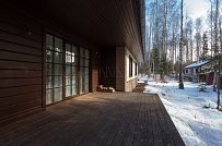 Построенный одноэтажный дом из газобетона с шатровой крышей в СНТ Фауна - мини - 6