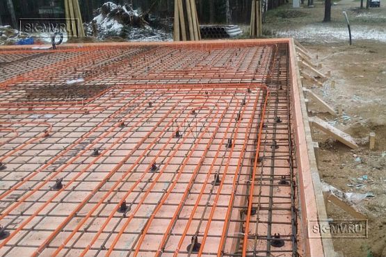 Фото репортаж с места строительства одноэтажного зимнего дома 136 кв м по скандинавской технологии в кп Волшебное озеро - 3