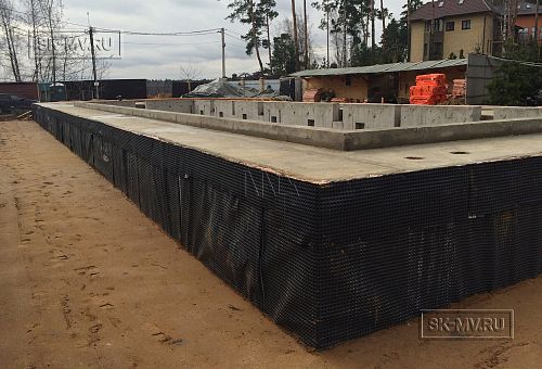 Монтаж фундамента УШП для строительства большого спа-комплекса 1000 кв м с бассейном в городе Котельники Московской области - 26