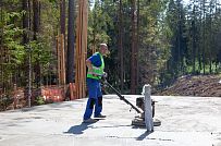 Монтаж индивидуального расчётного фундамента УШП PRO для строительства кирпичного дома в Рощино 2, S плиты = 530 кв.м, Лениградская обл. - мини - 42