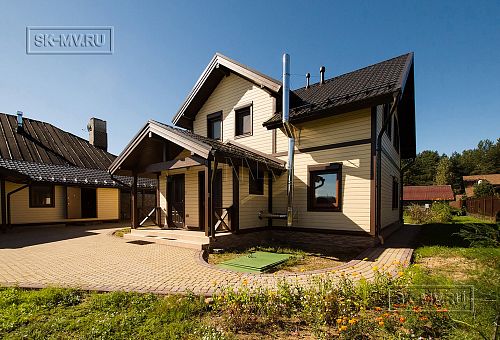 Фото репортаж с места строительства каркасного дома 155 кв м с эркером и террасой в п Овсяное - 1