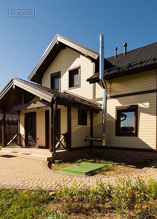 Фото репортаж с места строительства каркасного дома 155 кв м с эркером и террасой в п Овсяное