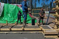 Монтаж индивидуального расчётного фундамента УШП PRO для строительства кирпичного двухэтажного дома в Рощино 2, S плиты = 340 кв.м, Лениградская обл. - мини - 36