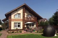 Фото репортаж с места строительства каркасного дома около 146 кв м с планкеном в д Сорокино Московской обл - мини - 1