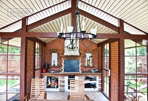 Строительство каркасного теплого дома с террасой и балконом в п Энколово - 33