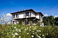 Построенный по каркасной технологии в к п Парквэй загородный дом для постоянного проживания в стиле фахверк площадью 200 кв м - мини - 31