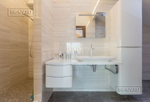 Пример внутренней отделки дома фахверк в п Пески - 7