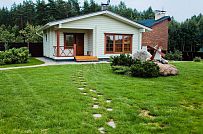 Построенный в п Озерное теплый зимний каркасный дом в английском стиле площадью 185 кв м - мини - 16