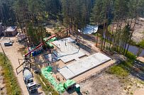 Монтаж индивидуального расчётного фундамента УШП PRO для строительства кирпичного дома в Рощино 2, S плиты = 530 кв.м, Лениградская обл. - мини - 56