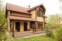 Строительство зимнего каркасного дома 175 кв м с эркером и мансардным этажом в п Вырица - мини - 1