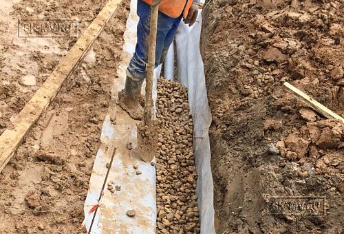 4.3. Устройство дренажа фундамента дома