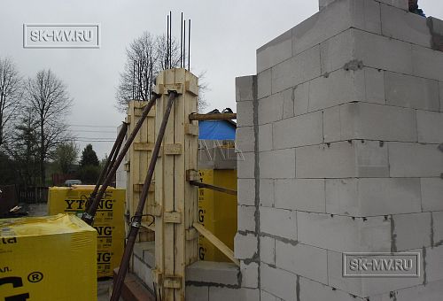 Бетонирование ж.б. колон