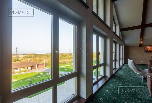 Фото репортаж с места строительства комбинированного дома площадью 1400 кв м с цоколем и СПА в д Пеники Ленобласти - 5