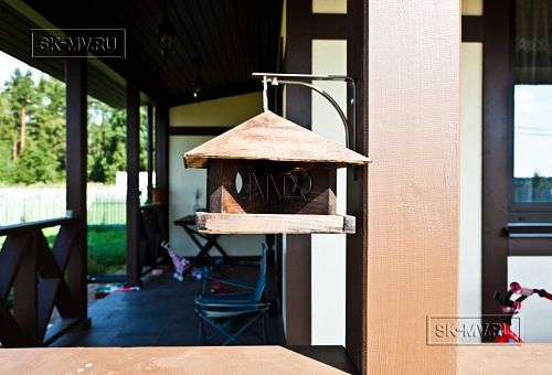 Построенный в п Парквей по каркасной технологии двухэтажный загородный дом в стиле фахверк площадью 200 кв м - 6