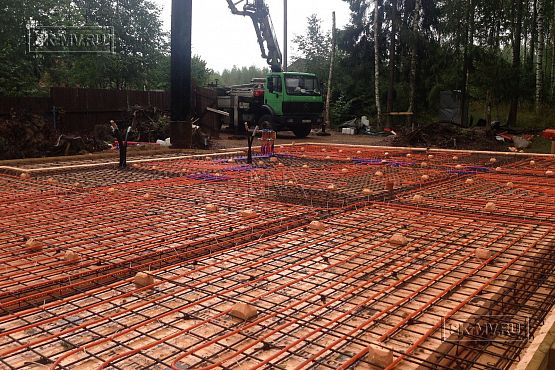 Построенный одноэтажный дом из газобетона с шатровой крышей в СНТ Фауна - 9