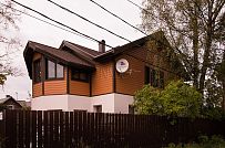 Строительство комбинированного загородного дома из газобетона и дерева в п Володарский - мини - 11