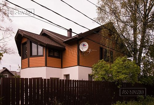 Строительство комбинированного загородного дома из газобетона и дерева в п Володарский - 11