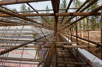 Монтаж индивидуального расчётного фундамента УШП PRO для строительства кирпичного двухэтажного дома в Рощино, Лениградская обл. - мини - 14