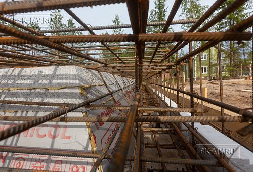 Монтаж индивидуального расчётного фундамента УШП PRO для строительства кирпичного двухэтажного дома в Рощино, Лениградская обл. - 14