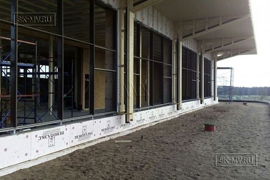 Построенный клубный дом с рестараном по технологии фахверк для гольф-клуба Земляничные поляны - 19