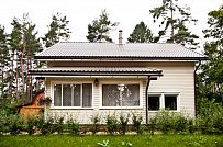 Строительство небольшого теплого зимнего двухэтажного каркасного коттеджа с сауной и верандой в Токсово - мини - 11