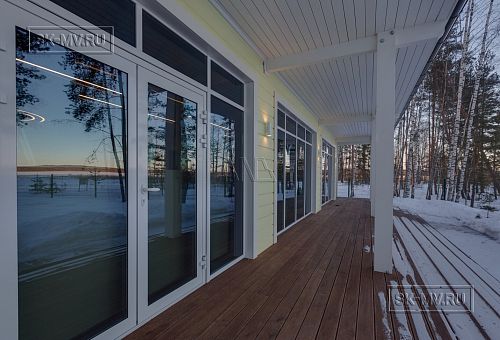 Фото репортаж с места строительства SPA комплекса с панорамными окнами в кп Сосновый берег  - 6