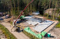 Монтаж индивидуального расчётного фундамента УШП PRO для строительства кирпичного дома в Рощино 2, S плиты = 530 кв.м, Лениградская обл. - мини - 55