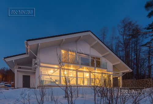 Строительство дома фахверк из дерева и стекла в Балтийской ривьере - 28