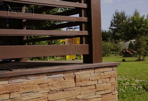 Строительство каркасного теплого дома с большой террасой под кровлей в Низино - 8