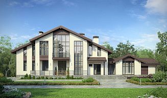 Проект "Дом на склоне" -- 1