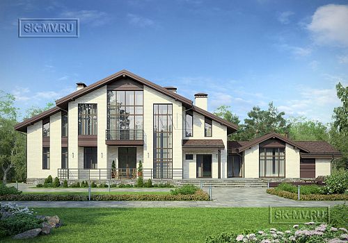 Проект "Дом на склоне" -- 651