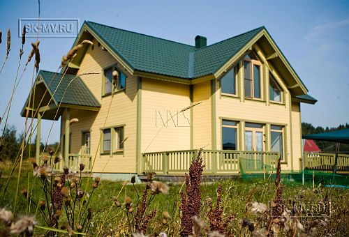 Строительство каркасного дома со вторым светом в п Гелиос - 1