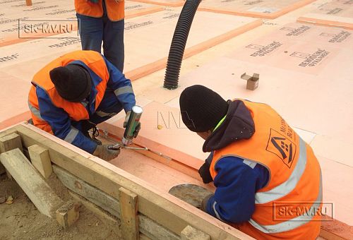 10. Утепление основания фундамента дома