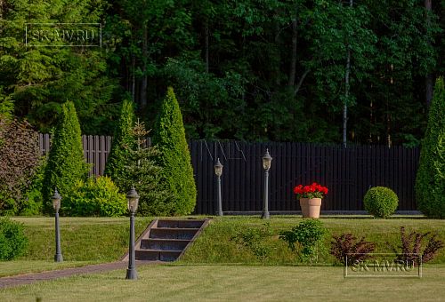 Одноэтажная усадьба в английском стиле в КП Галактика, технология каркас - 11