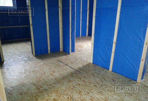 Теплый каркасный дом Васкелово 1 строится в Ленобласти - 12