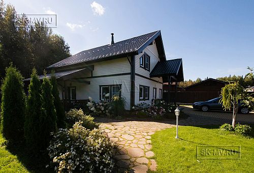 Построенный небольшой каркасный коттедж с мансардным этажом Галактика 9 - 31