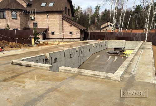 Монтаж фундамента УШП для строительства большого спа-комплекса 1000 кв м с бассейном в городе Котельники Московской области - 37