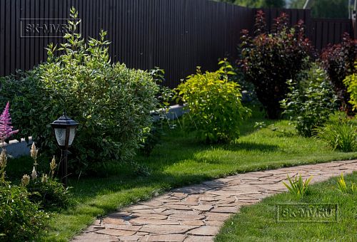 Ландшафтная архитектура участка в Пегелево - 37