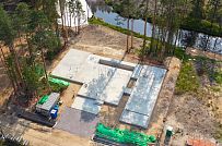 Монтаж индивидуального расчётного фундамента УШП PRO для строительства кирпичного дома в Рощино 2, S плиты = 530 кв.м, Лениградская обл. - мини - 74