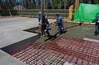 Монтаж индивидуального расчётного фундамента УШП PRO для строительства кирпичного двухэтажного дома в Рощино 2, S плиты = 340 кв.м, Лениградская обл. - мини - 23