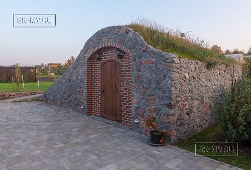 Фото репортаж с места строительства комбинированного дома площадью 1400 кв м с цоколем и СПА в д Пеники Ленобласти - 29