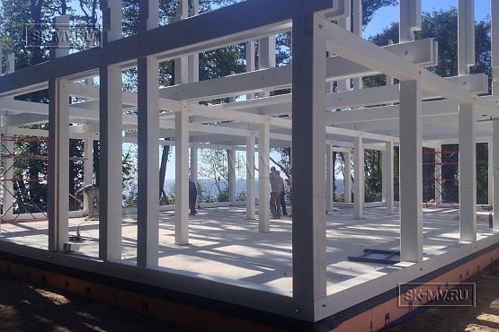 Строительство дома фахверк из дерева и стекла в Балтийской ривьере - 4