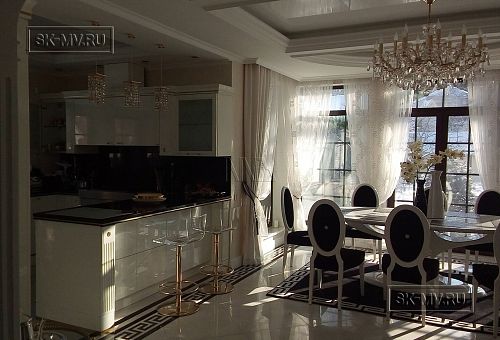 Дизайн интерьера загородного дома со СПА зоной и бассейном в Репино - 35