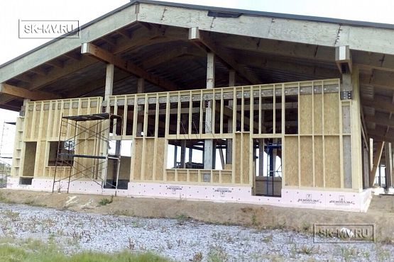 Построенный клубный дом с рестараном по технологии фахверк для гольф-клуба Земляничные поляны - 3