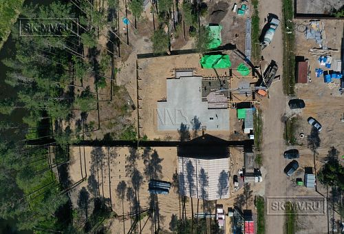 Монтаж индивидуального расчётного фундамента УШП PRO для строительства кирпичного двухэтажного дома в Рощино 2, S плиты = 340 кв.м, Лениградская обл. - 16