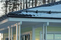 Фото репортаж с места строительства SPA комплекса с панорамными окнами в кп Сосновый берег  - мини - 9